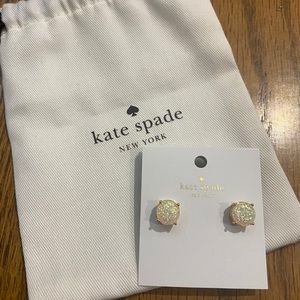 Kate Spade Glitter Stud Earrings